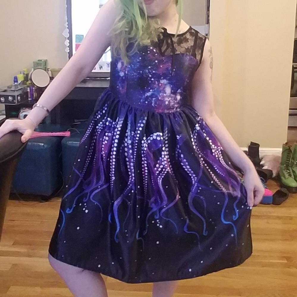 Space tentacles dress
